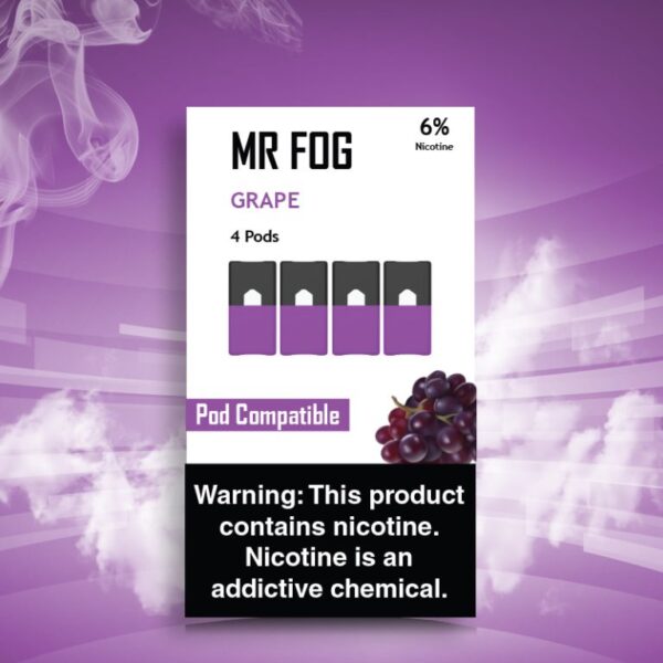 MR FOG PODS PACK OF 4 GRAPE for sale